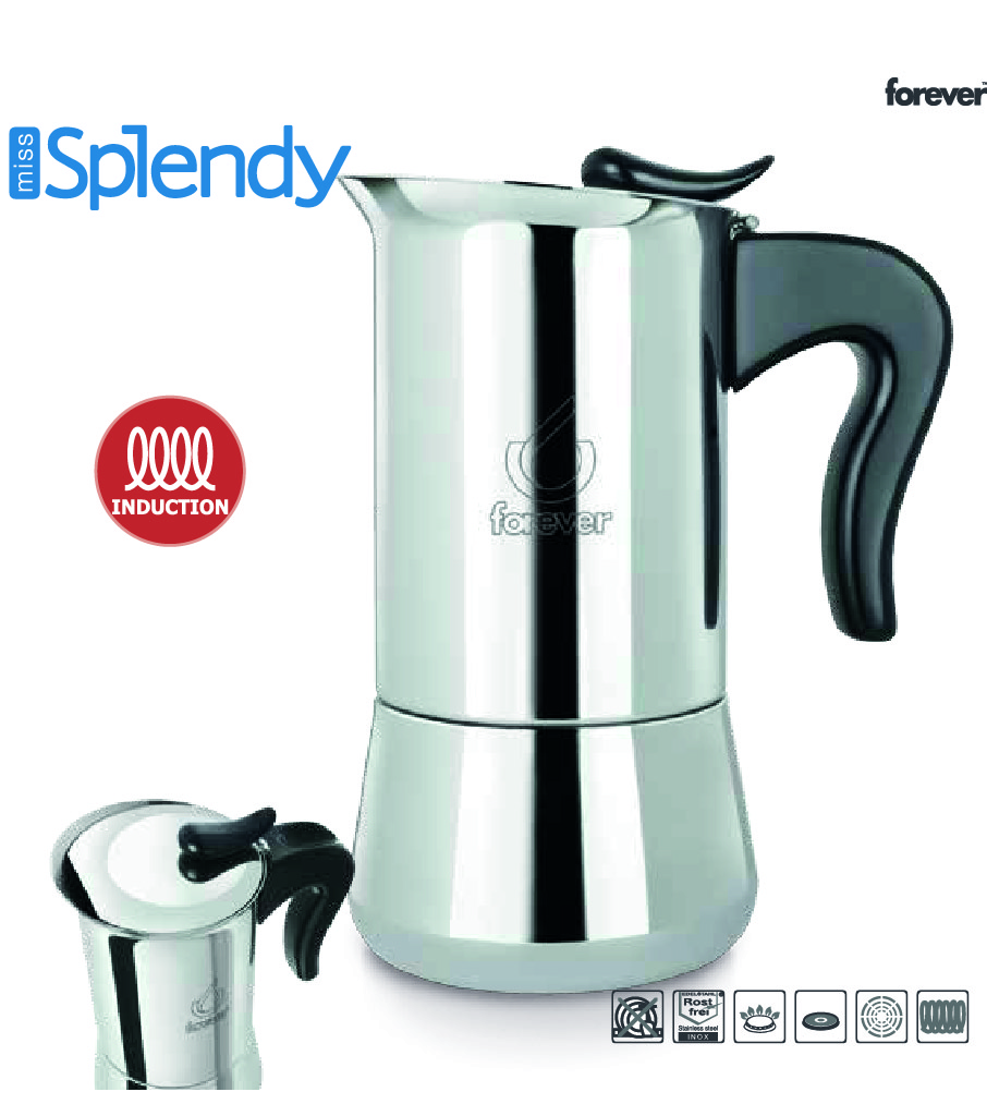 Forever- Cafetière Italienne Miss Prestige Induction – L'Odeur de la  Brûlerie